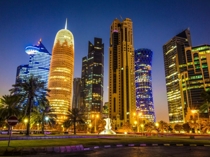 Doha Stadt der Gegensätze